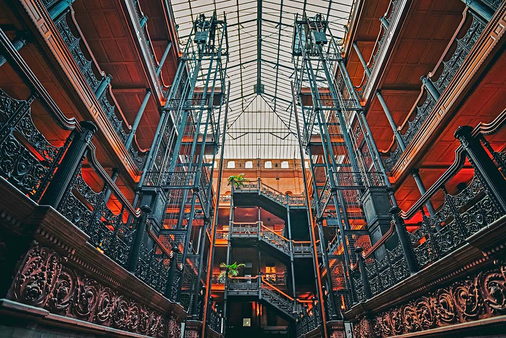 Bradbury Building Downtown Localizaciones de Película en Los Angeles