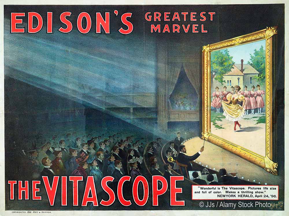 Cartel Greatest Marvel Thomas Edison en el cine