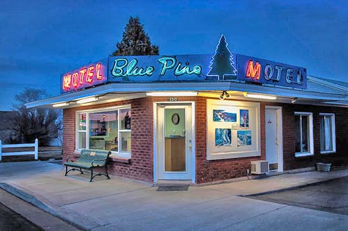 BLUE PINE MOTEL Panguitch Utah dónde dormir en Bryce Canyon