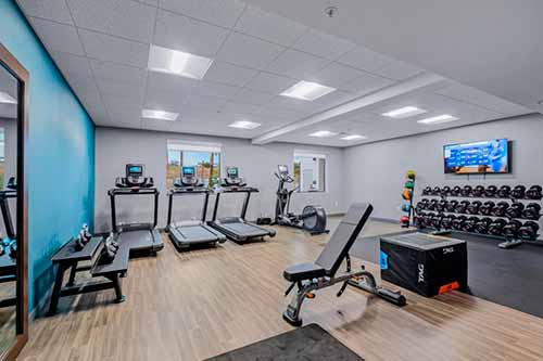 Gimnasio Hampton Inn Morro Bay - Dónde dormir en el Big Sur