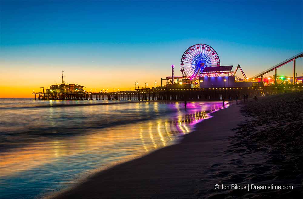 Muelle de Santa Mónica - Dónde dormir en Los Angeles
