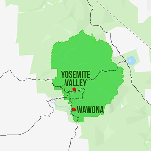 Dónde dormir en Yosemite - Alojamientos dentro del parque nacional