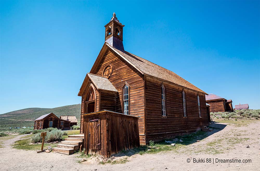 1 Iglesia Metodista qué ver en Bodie Ghost Town de California