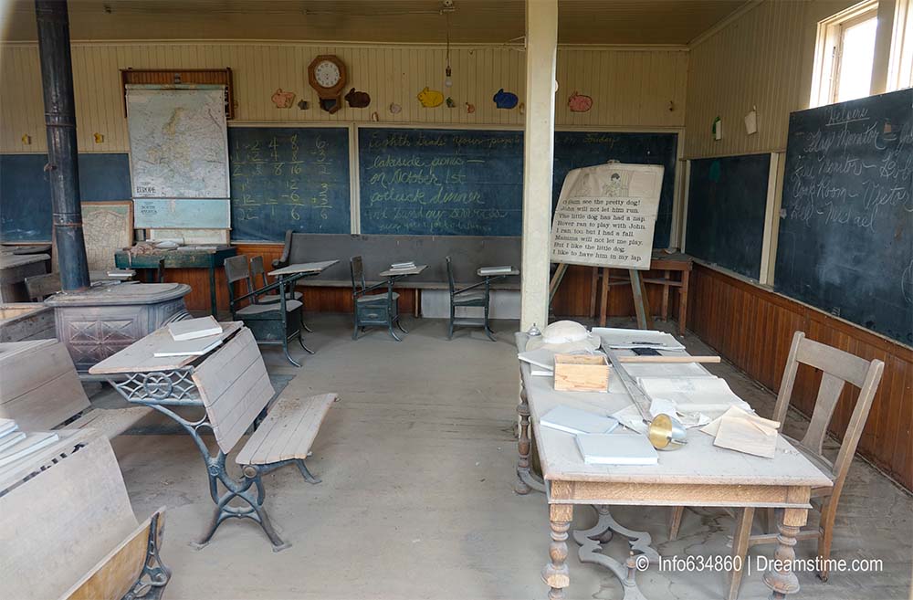 Escuela School House Qué ver en Bodie Ghost Town de California