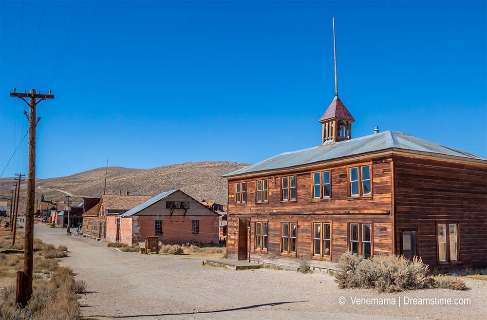 School House Qué ver en Bodie Ghost Town de California
