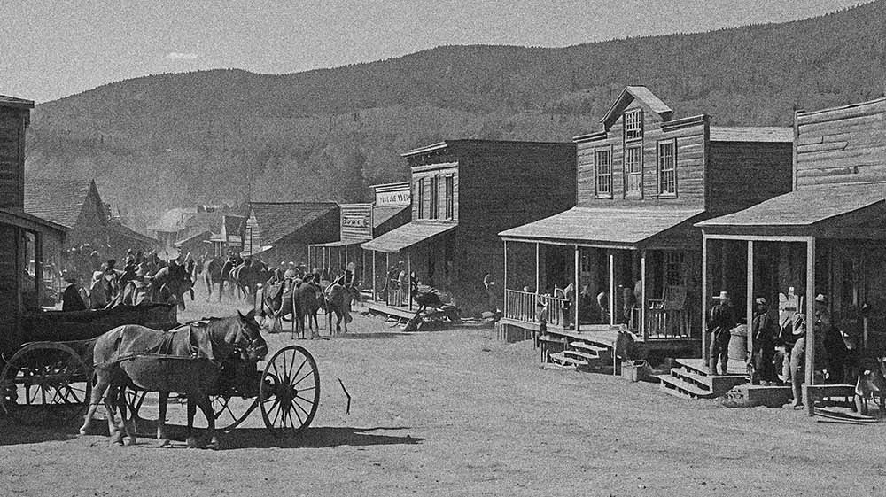 PUEBLO DEL OESTE AMERICANO