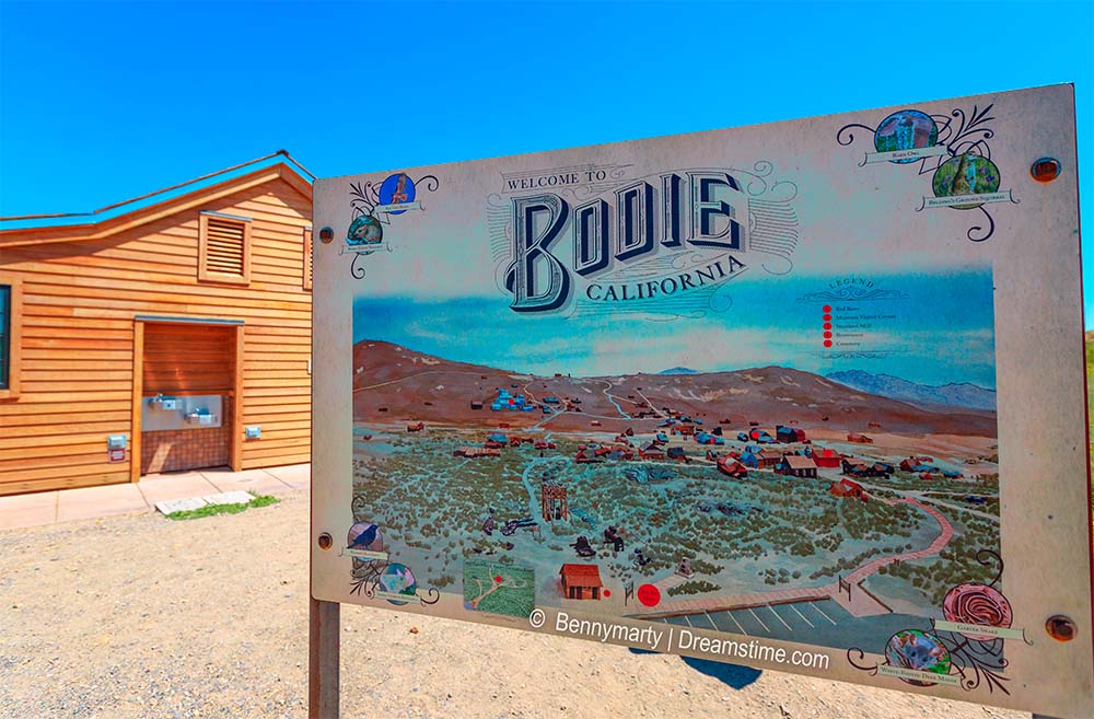 Ver un pueblo fantasma en el Oeste americano Bodie Ghost Town