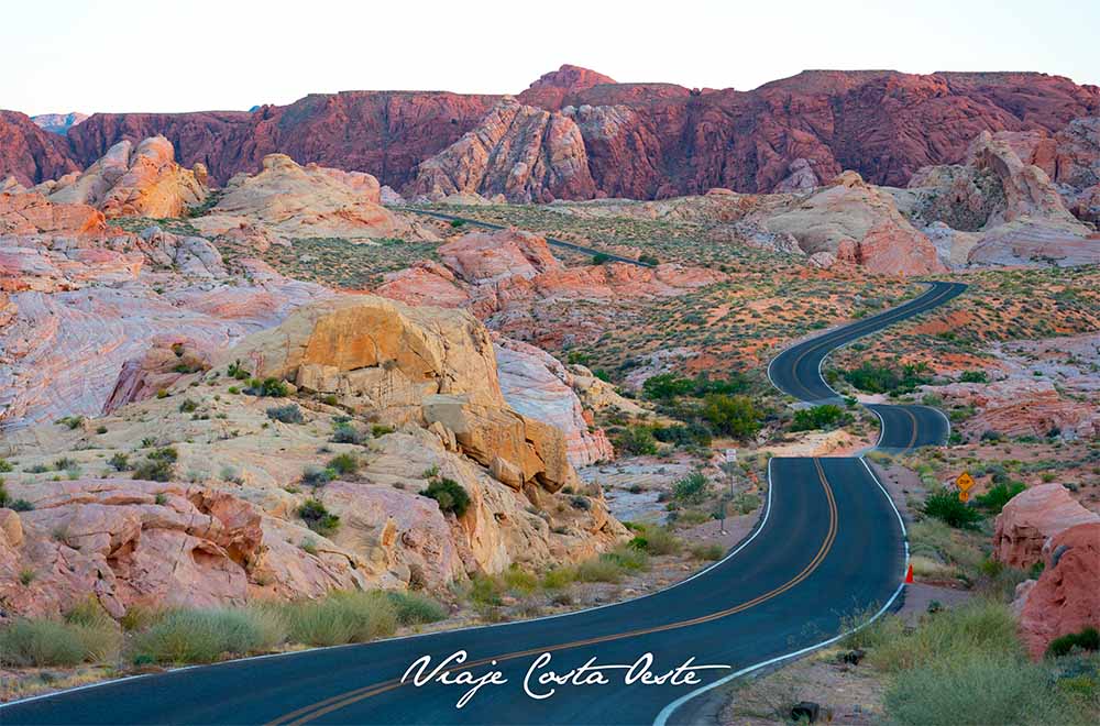 Carreteras escénicas del Oeste americano El Valle del Fuego