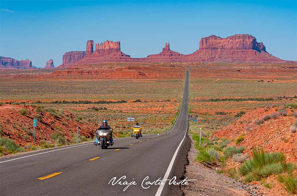 Carreteras escénicas del oeste americano Monument Valley UT-163
