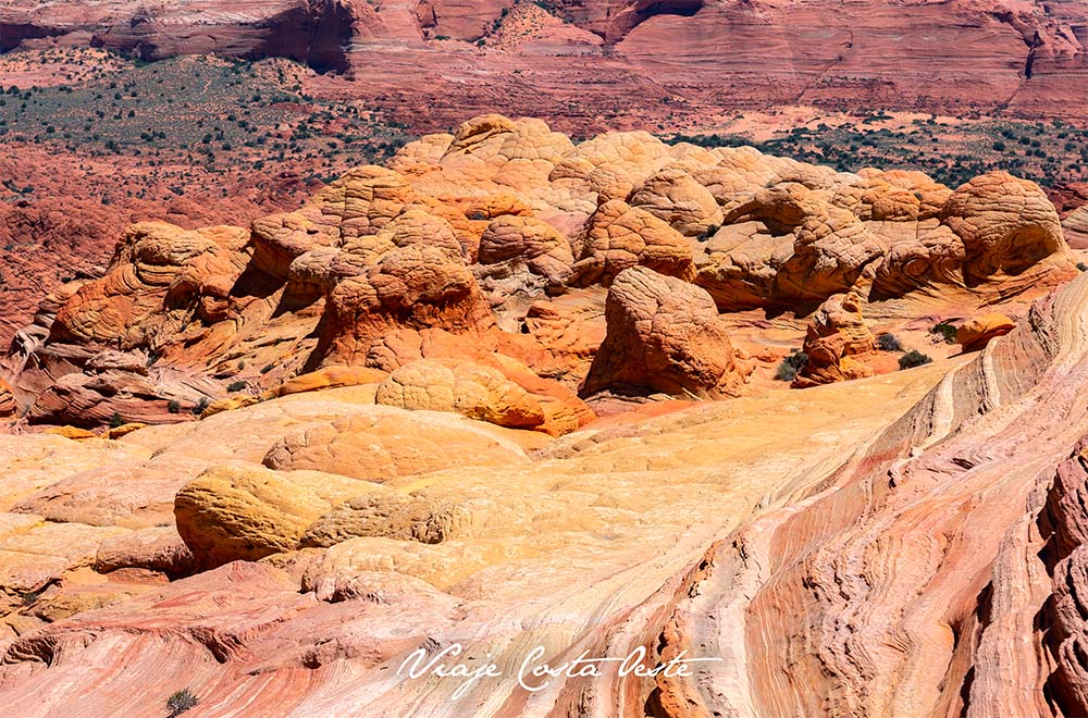 Formaciones rocosas en Coyote Buttes North - Brain Rocks