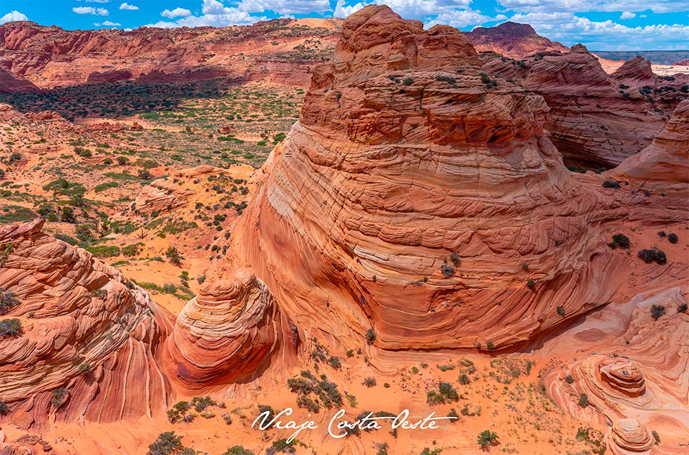 Panorámica de Coyote Buttes South Arizona