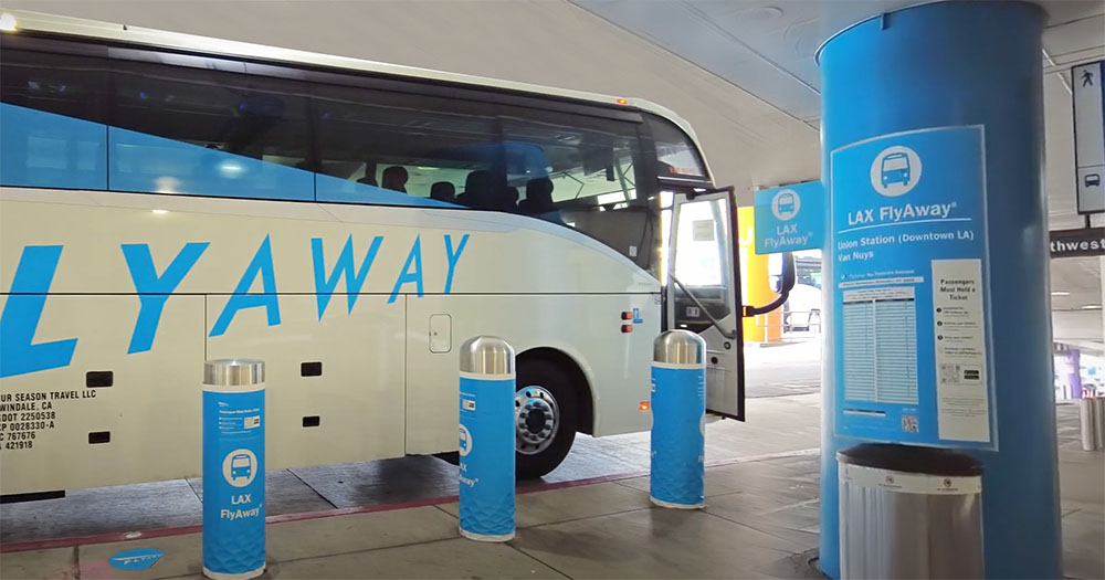 Como llegar del aeropuerto al centro de Los Angeles con Flyaway