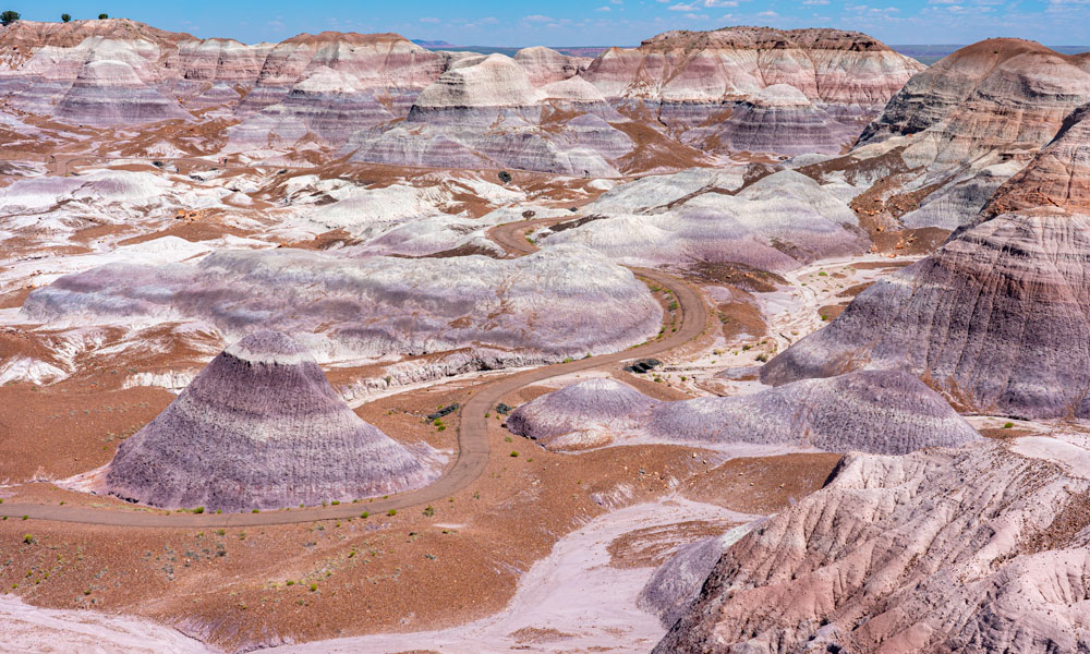 10 Qué ver en el Bosque Petrificado - Blue Mesa - Petrified Forest National Park