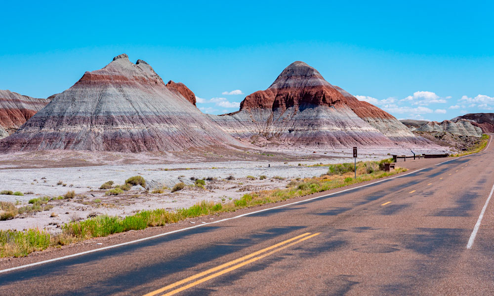 11 Qué ver en el Bosque Petrificado - The Teepees - Petrified Forest National Park