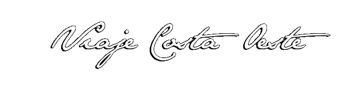 LETRAS CON TRAZO Y SOMBRA VIAJE COSTA OESTE HOME