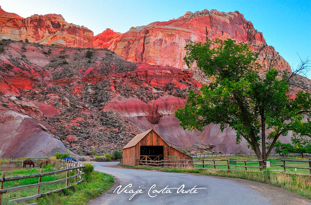 Graneros del pueblo mormón de Fruita, Qué ver en Capitol Reef National Park